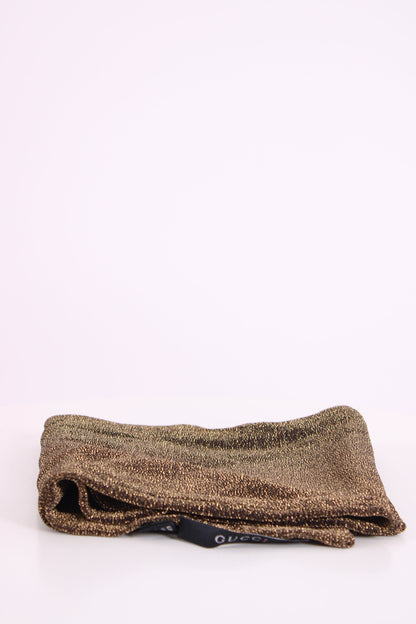 Gucci GG Velvet Scarf Black/ Bronze | O/S, Black