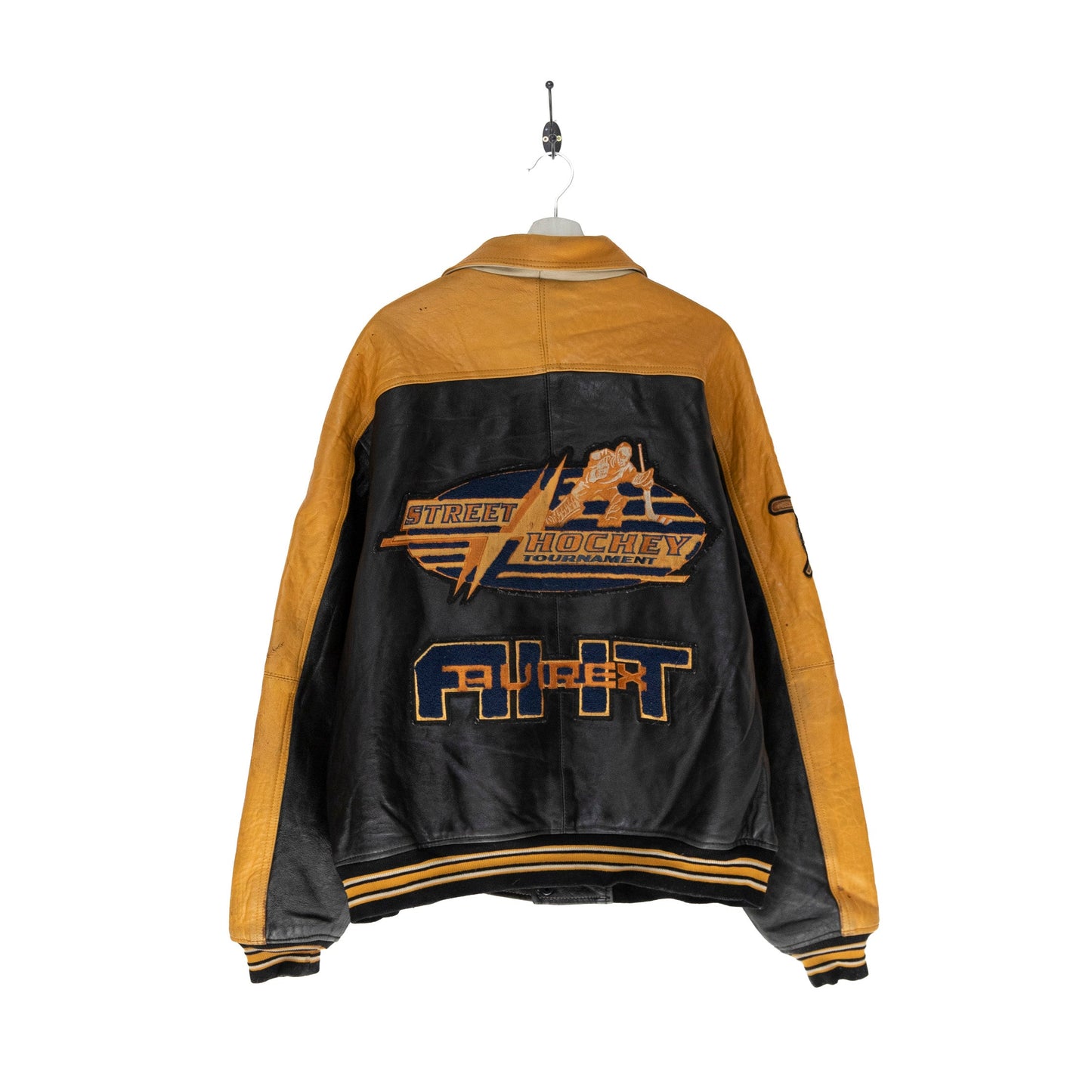 90S Avirex USA Vintage Leather Jacket