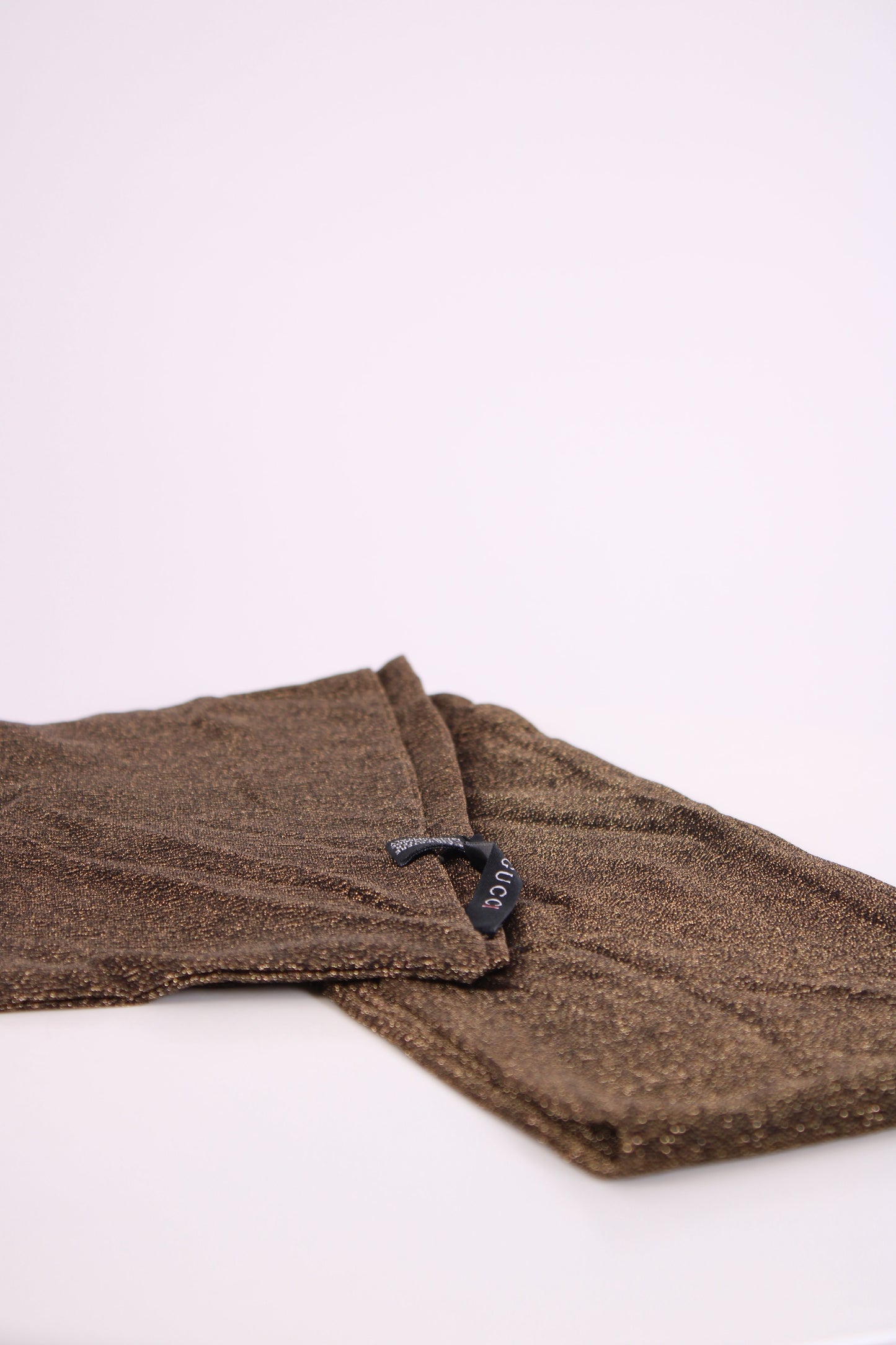Gucci GG Velvet Scarf Black/ Bronze | O/S, Black