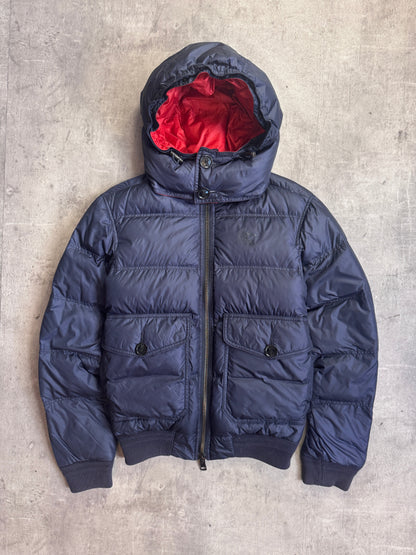 Burberry Navy Modular Detachable Hood Puffer Jacket