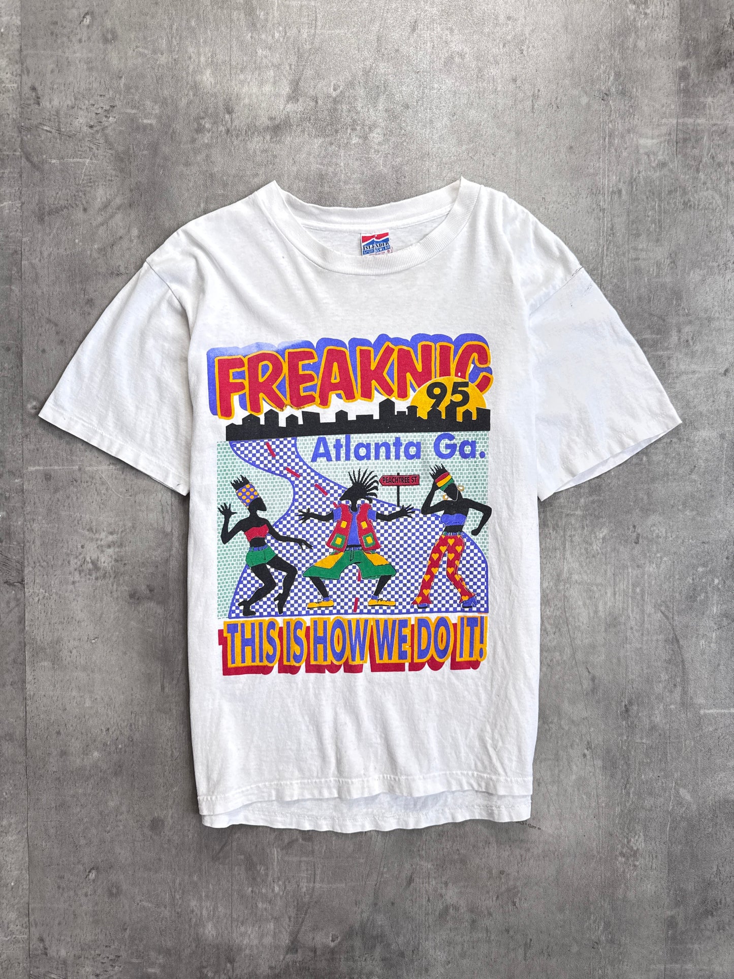 1995 Freaknik Atlanta Graphic Rap Single-Stitch Tee