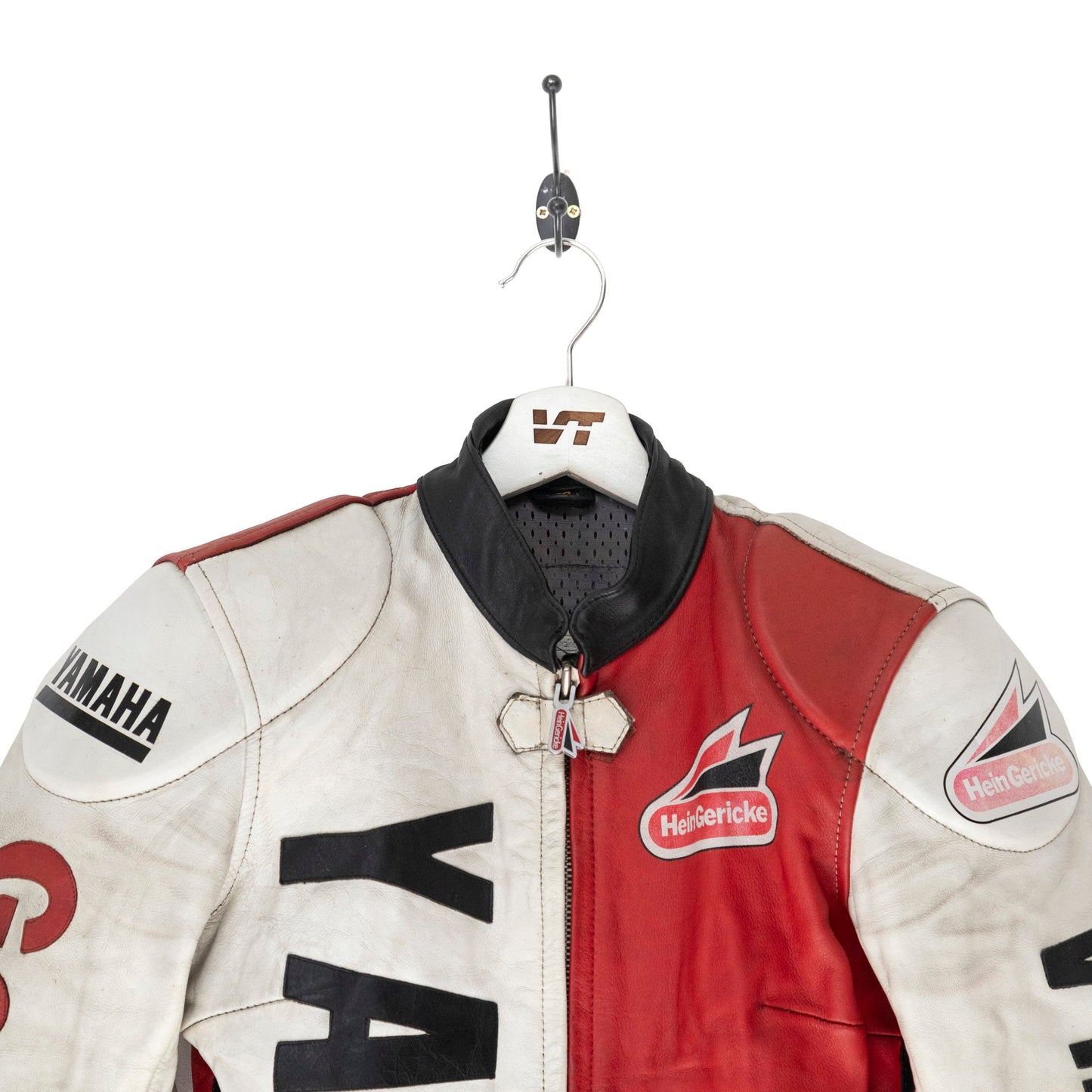 Vintage Yamaha Racing Leather Cropped Jacket