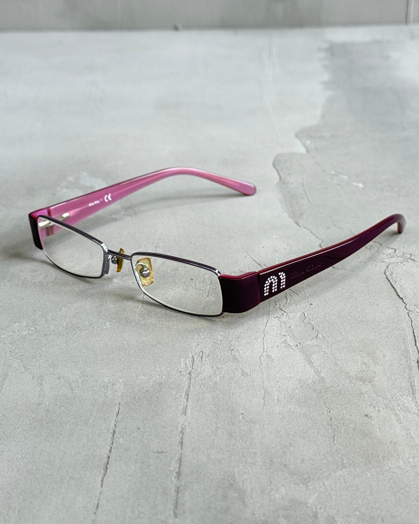MIU MIU PRESCRIPTION LENS BAYONETTA EYE GLASSES | O/S, Pink