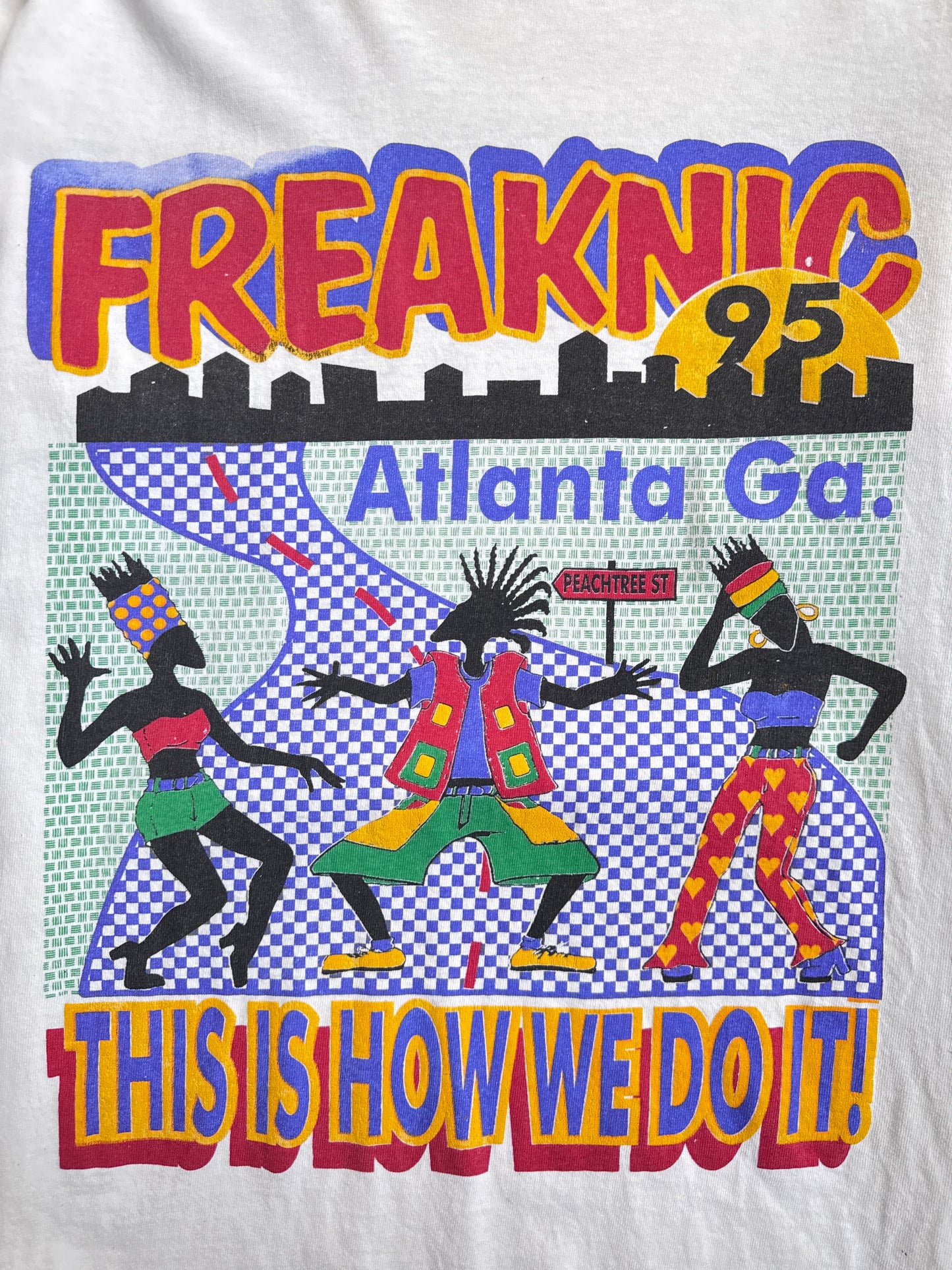1995 Freaknik Atlanta Graphic Rap Single-Stitch Tee