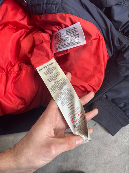 Burberry Navy Modular Detachable Hood Puffer Jacket