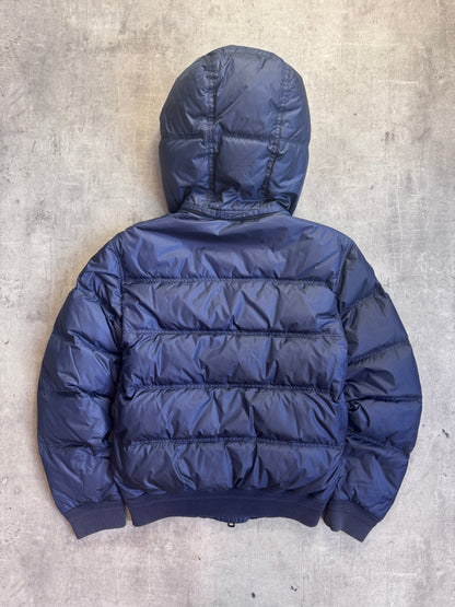 Burberry Navy Modular Detachable Hood Puffer Jacket