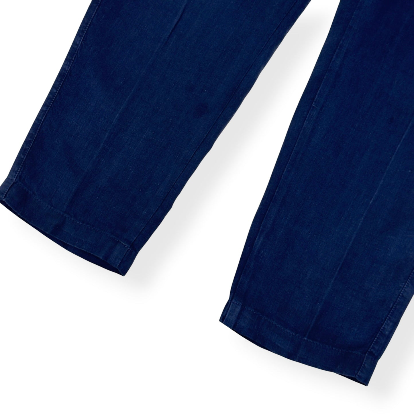 THOM SWEENEY LINEN TROUSERS NAVY 50 / M | Medium, Navy