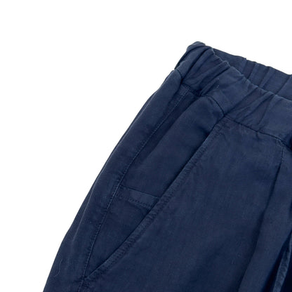 THOM SWEENEY LINEN TROUSERS NAVY 50 / M | Medium, Navy