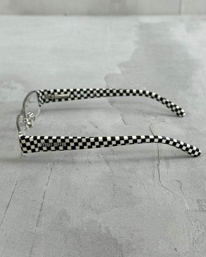 MIU MIU CLEAR LENS BAYONETTA EYE GLASSES | O/S, Black