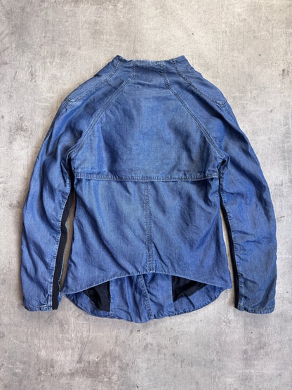 Helmut Lang Denim Anatomical Wrap Closure Jacket
