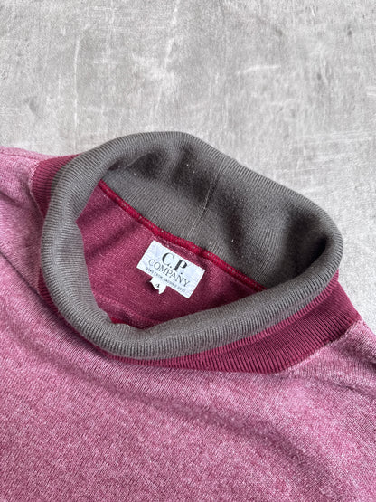 80s C.P. Company Japanese Made Burgundy Turtle Neck