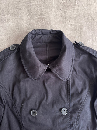 PPFM Black Double Breasted HBT Short Military Blouson | Small, Multicoloured