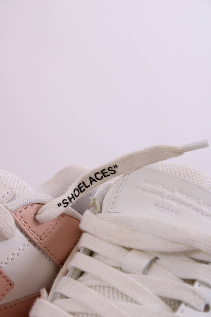 Off White Out Of Office Trainers White/ Peach 37 | O/S, White