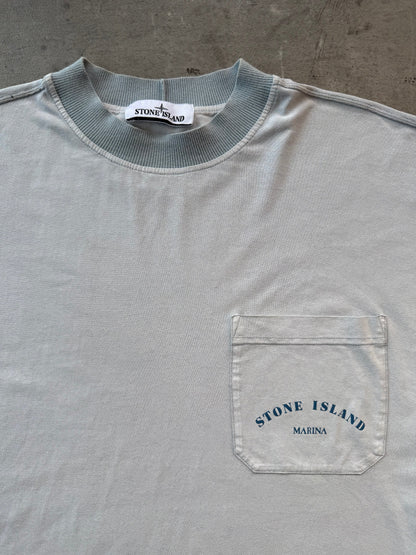 S/S 2023 Stone Island Marina Washed Pocket Tee | Extra Large, Multicoloured