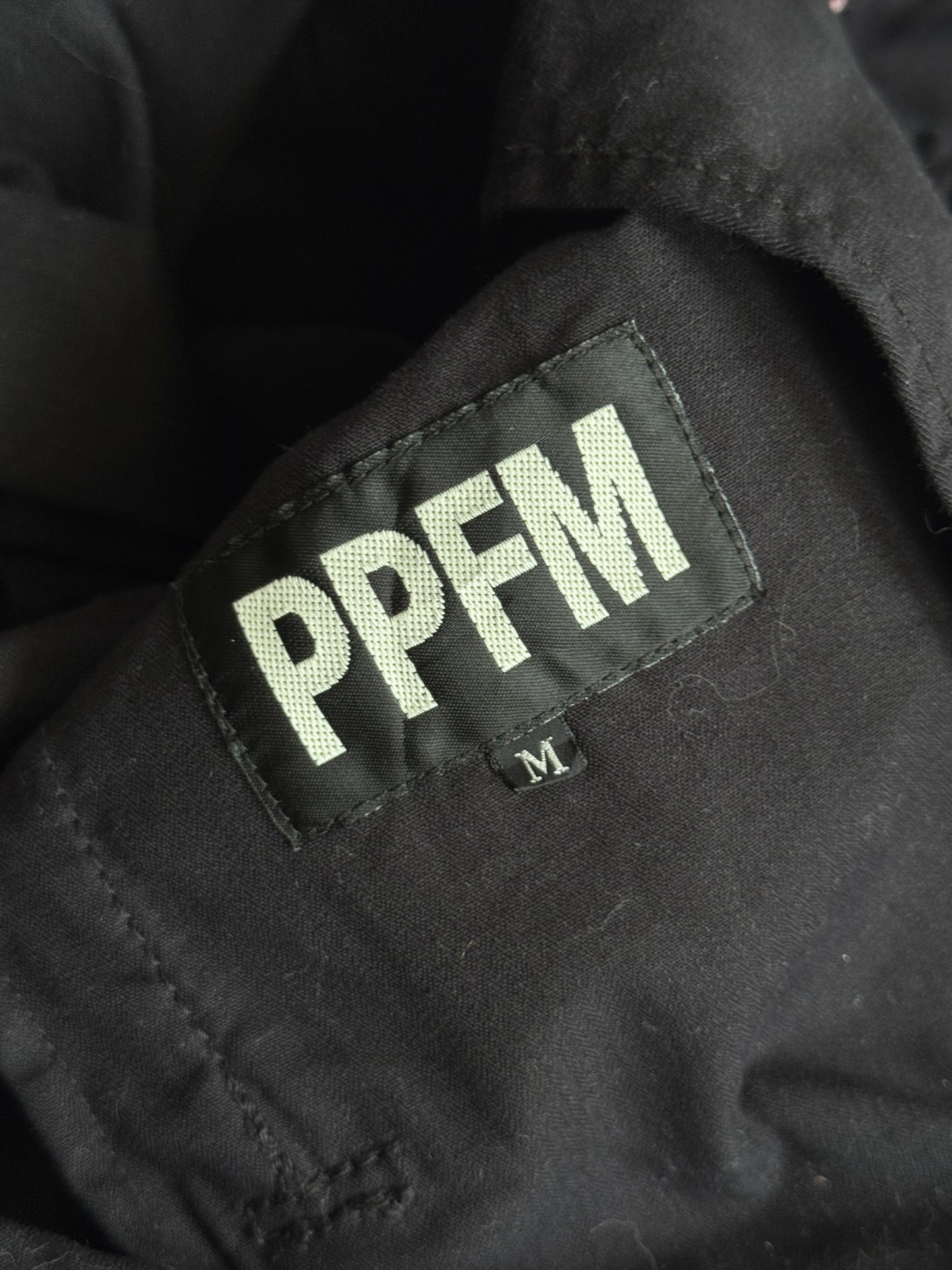 PPFM Black Double Breasted HBT Short Military Blouson | Small, Multicoloured