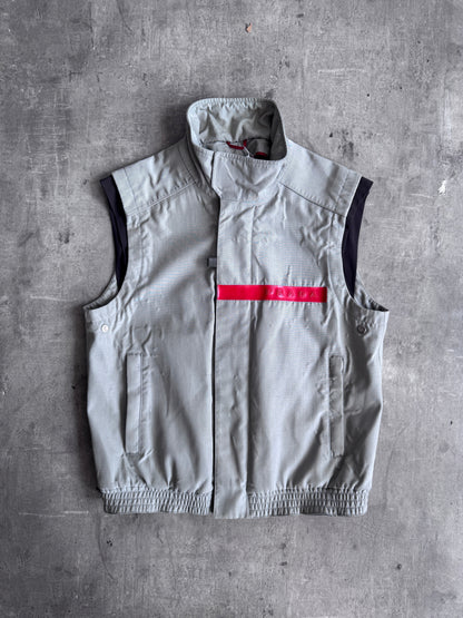 1999 Prada Sport Grey Sailing Tech Vest | Medium, Multicoloured