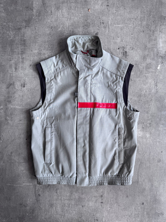 1999 Prada Sport Grey Sailing Tech Vest | Medium, Multicoloured