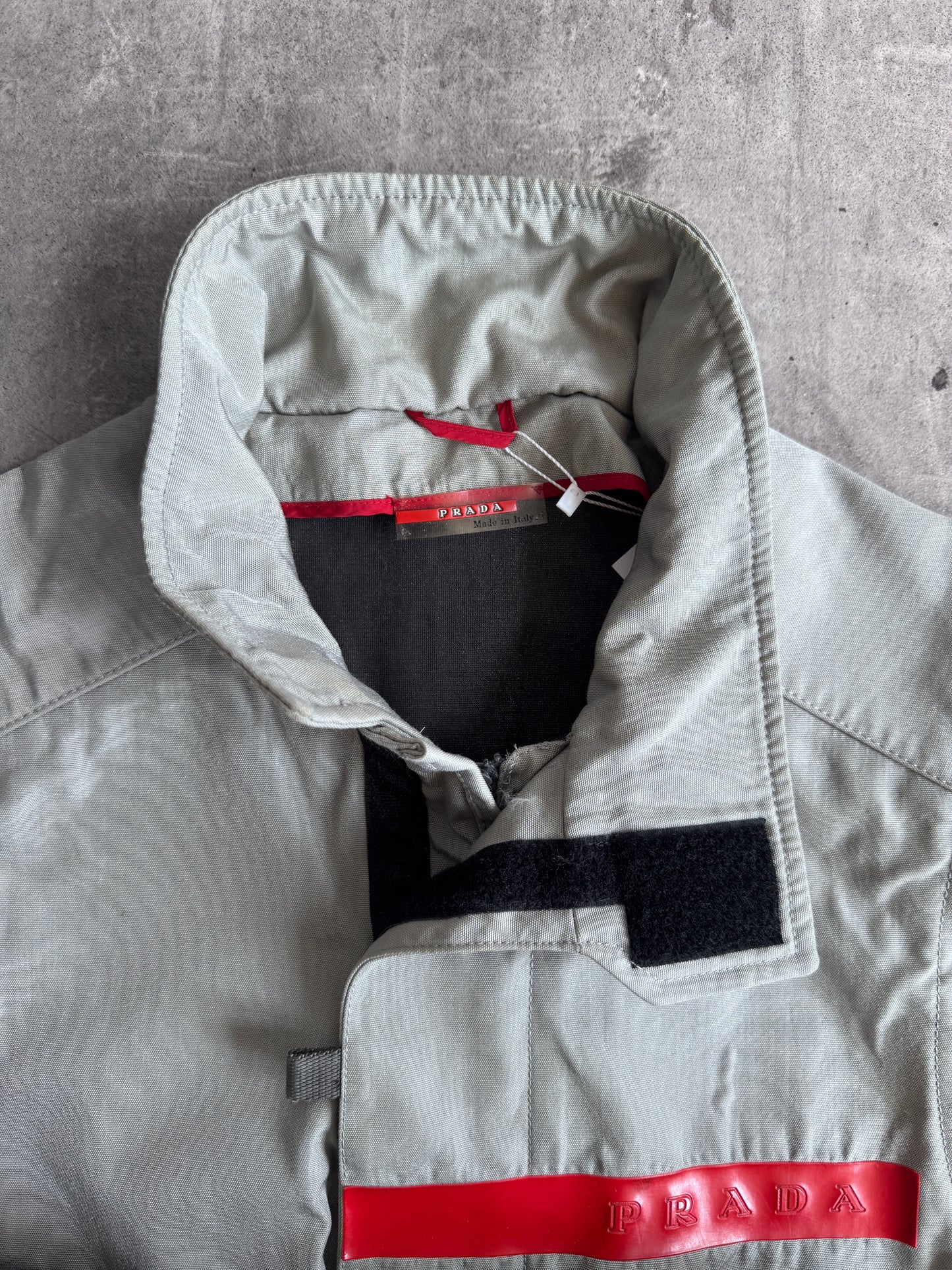 1999 Prada Sport Grey Sailing Tech Vest | Medium, Multicoloured