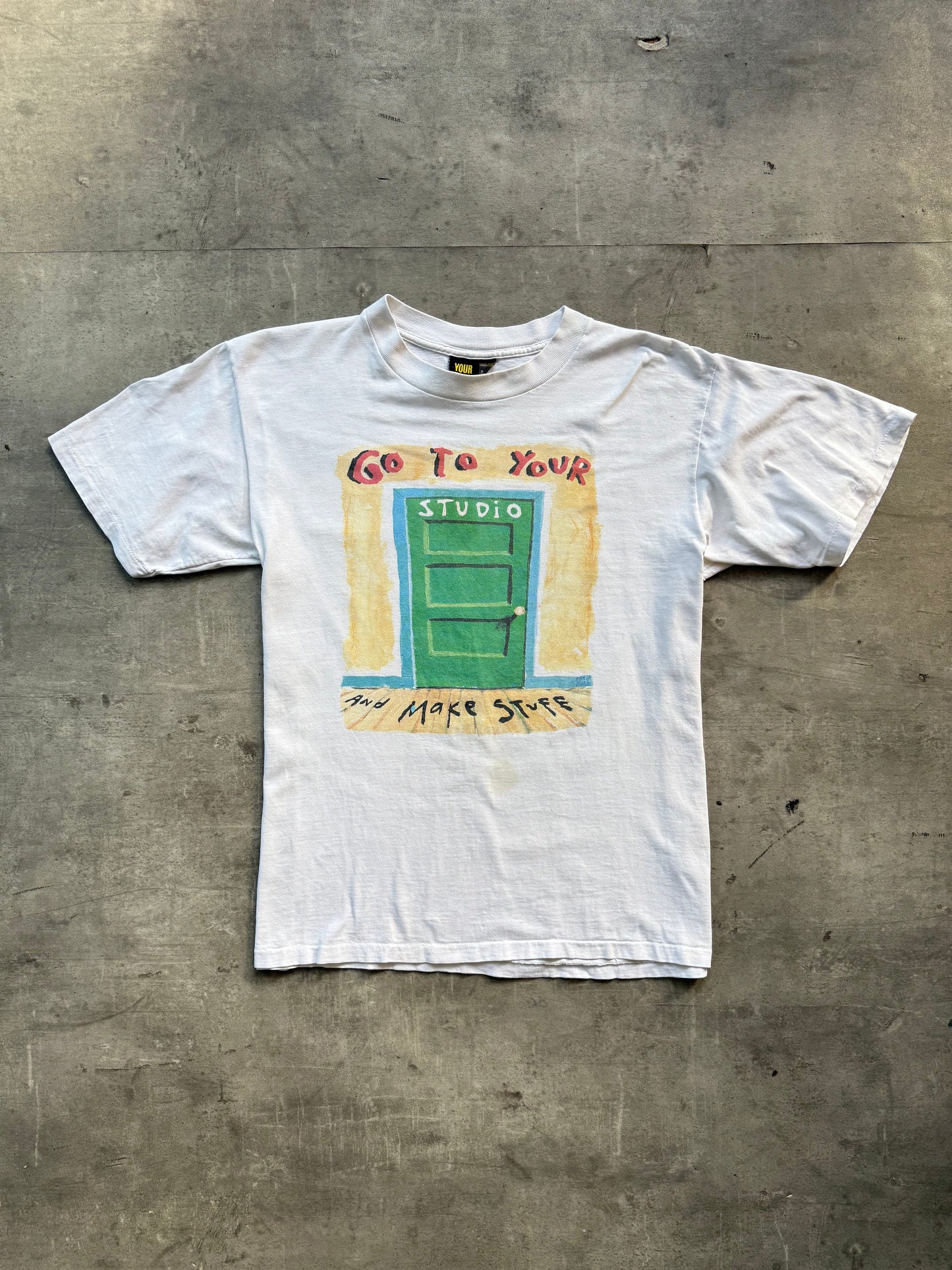 1990s Fred Babb Single Stitch Graphic Tee | Medium, Multicoloured