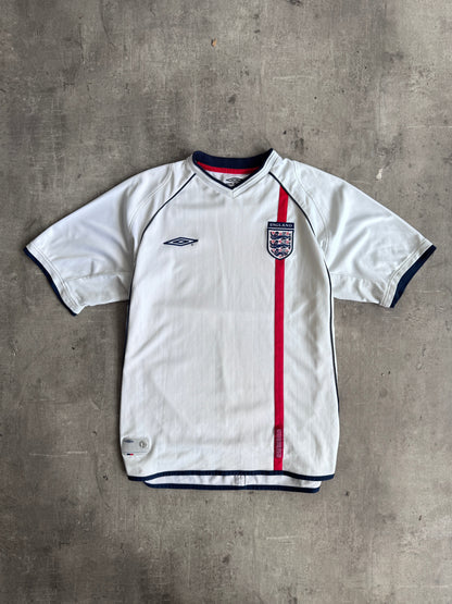 2001-02 England Umbro Home Football Shirt | Medium, Multicoloured