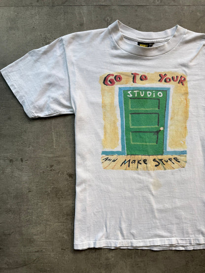 1990s Fred Babb Single Stitch Graphic Tee | Medium, Multicoloured