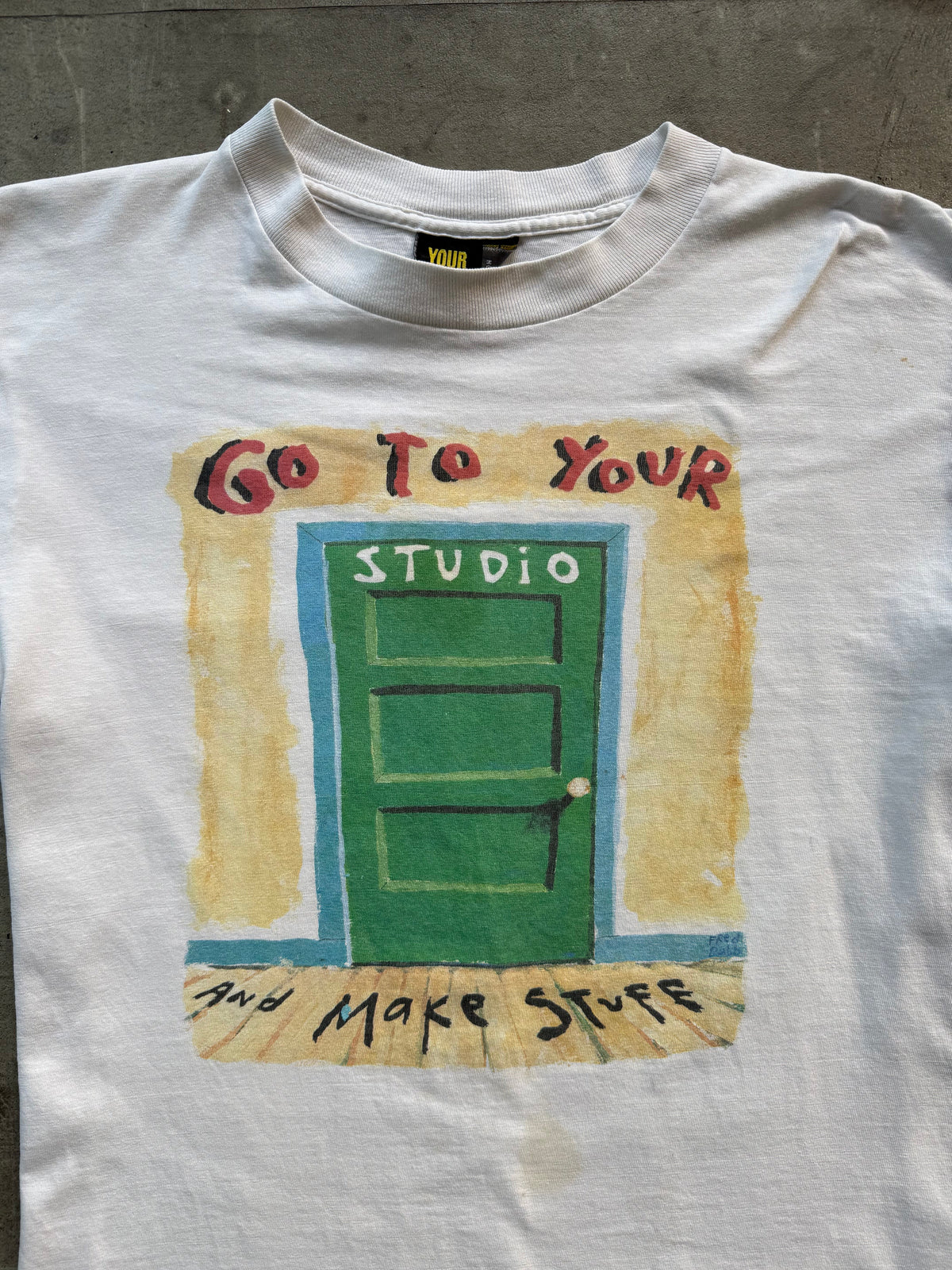 1990s Fred Babb Single Stitch Graphic Tee | Medium, Multicoloured