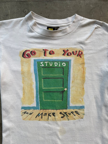 1990s Fred Babb Single Stitch Graphic Tee | Medium, Multicoloured