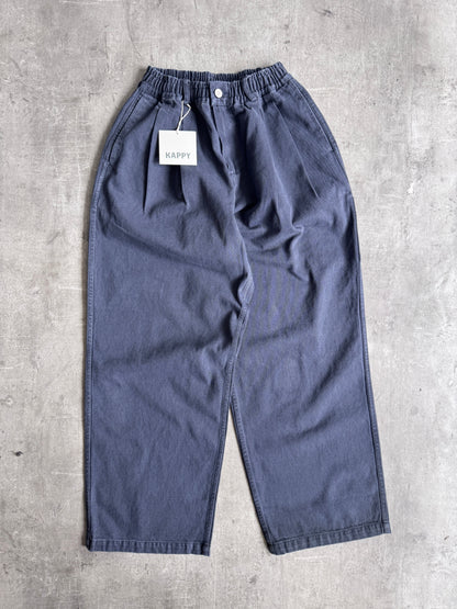 Kappy Korea Two Tuck Pleated Kation Pants - Dark Grey | O/S, Multicoloured