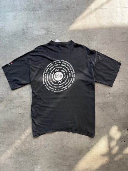 1990s Racism Beat It Washed Graphic Tee | Extra Large, Multicoloured