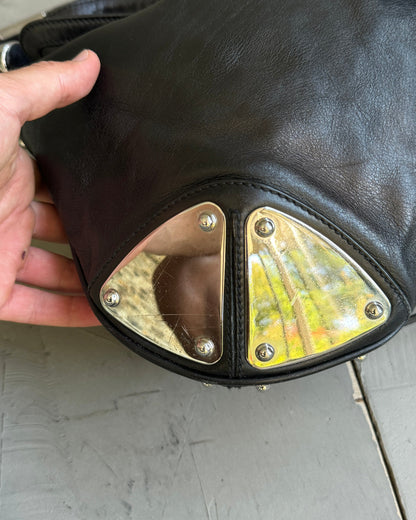 Gucci FW08 Indy Babushka Leather Shoulder Bag