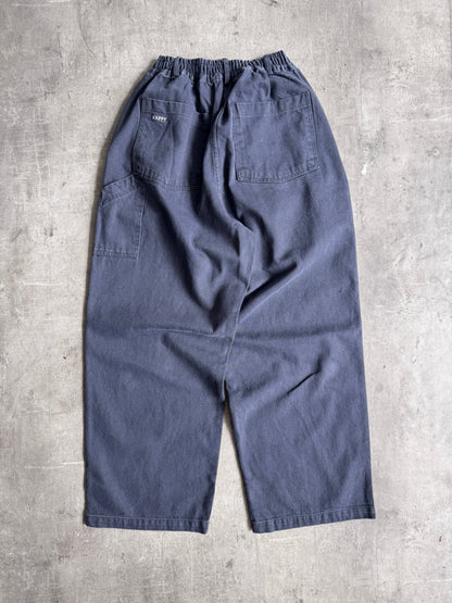 Kappy Korea Two Tuck Pleated Kation Pants - Dark Grey | O/S, Multicoloured