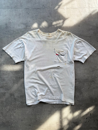 1990s Marlboro Super Distressed Cowboy Single Stitch Graphic Tee | Extra Extra Large, Multicoloured