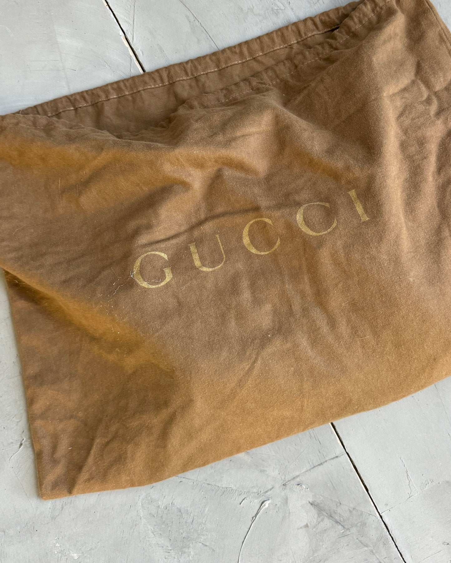 Gucci FW08 Indy Babushka Leather Shoulder Bag