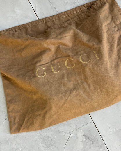 Gucci FW08 Indy Babushka Leather Shoulder Bag