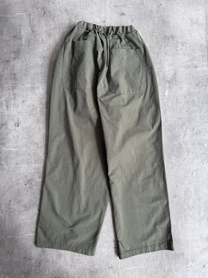 Kappy Korea Two Tuck Pleated Wide Pants - Khaki | O/S, Khaki