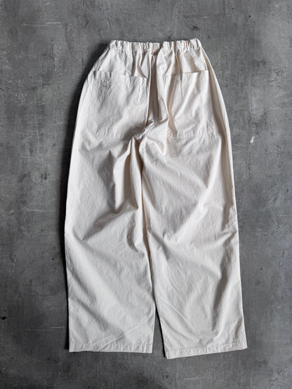 Kappy Korea Two Tuck Pleated Wide Pants - Cream | O/S, Cream