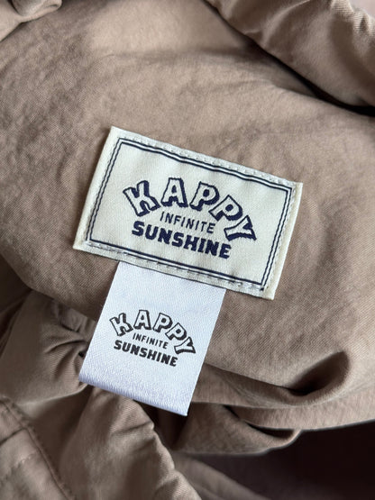 Kappy Korea Two Tuck Pleated Wide Half Pants - Beige | O/S, Beige