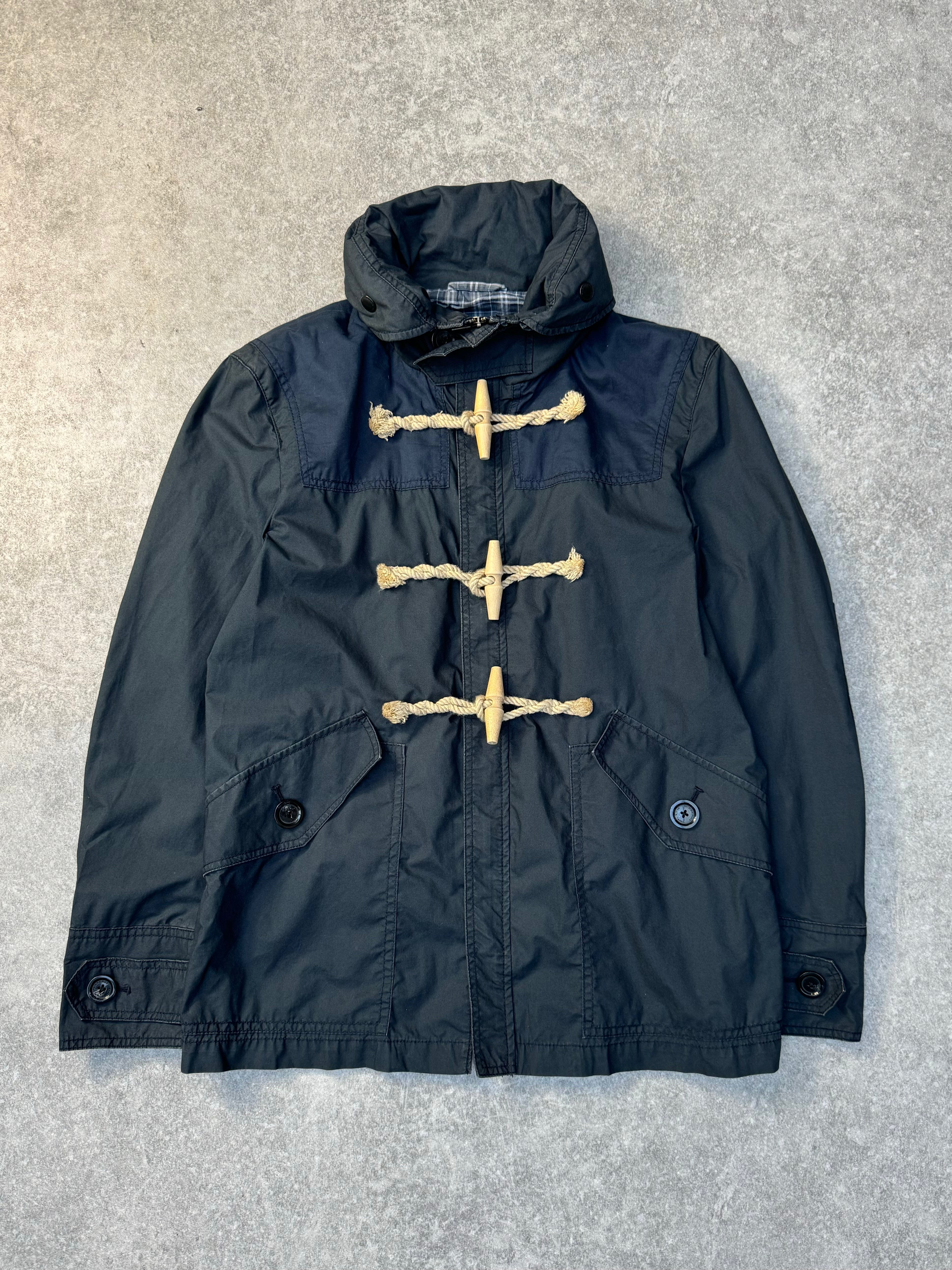 Burberry Black Label Navy Hooded Toggle Parka Jacket – Known Source