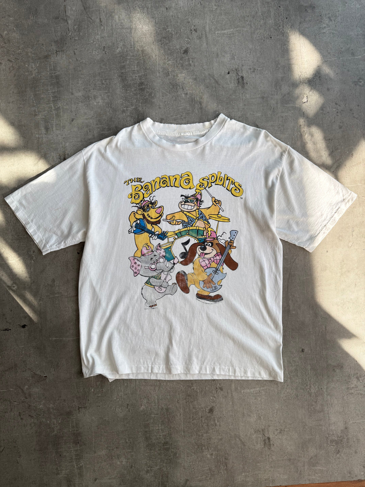 1993 The Banana Splits Washed Graphic Tee | Extra Large, White
