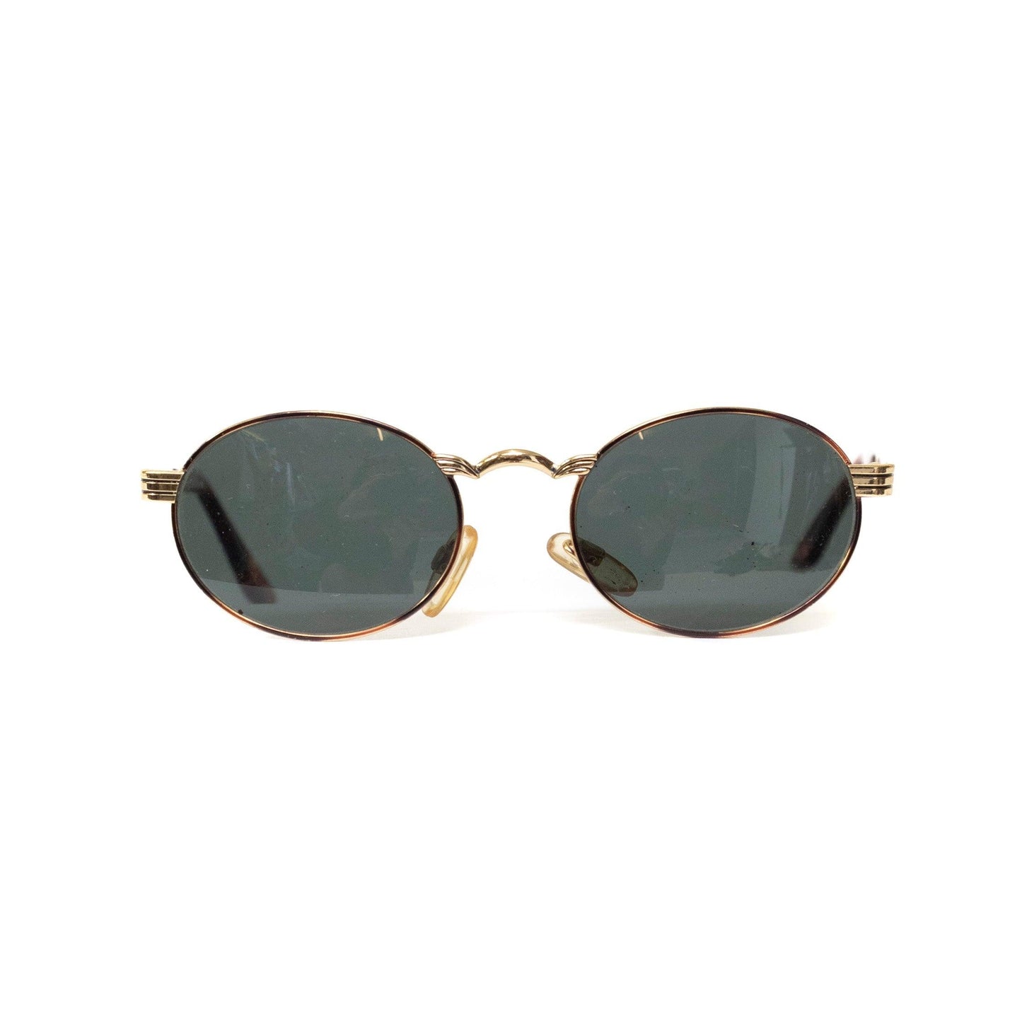 Versus Versace Round Vintage Gold Rim Sunglasses