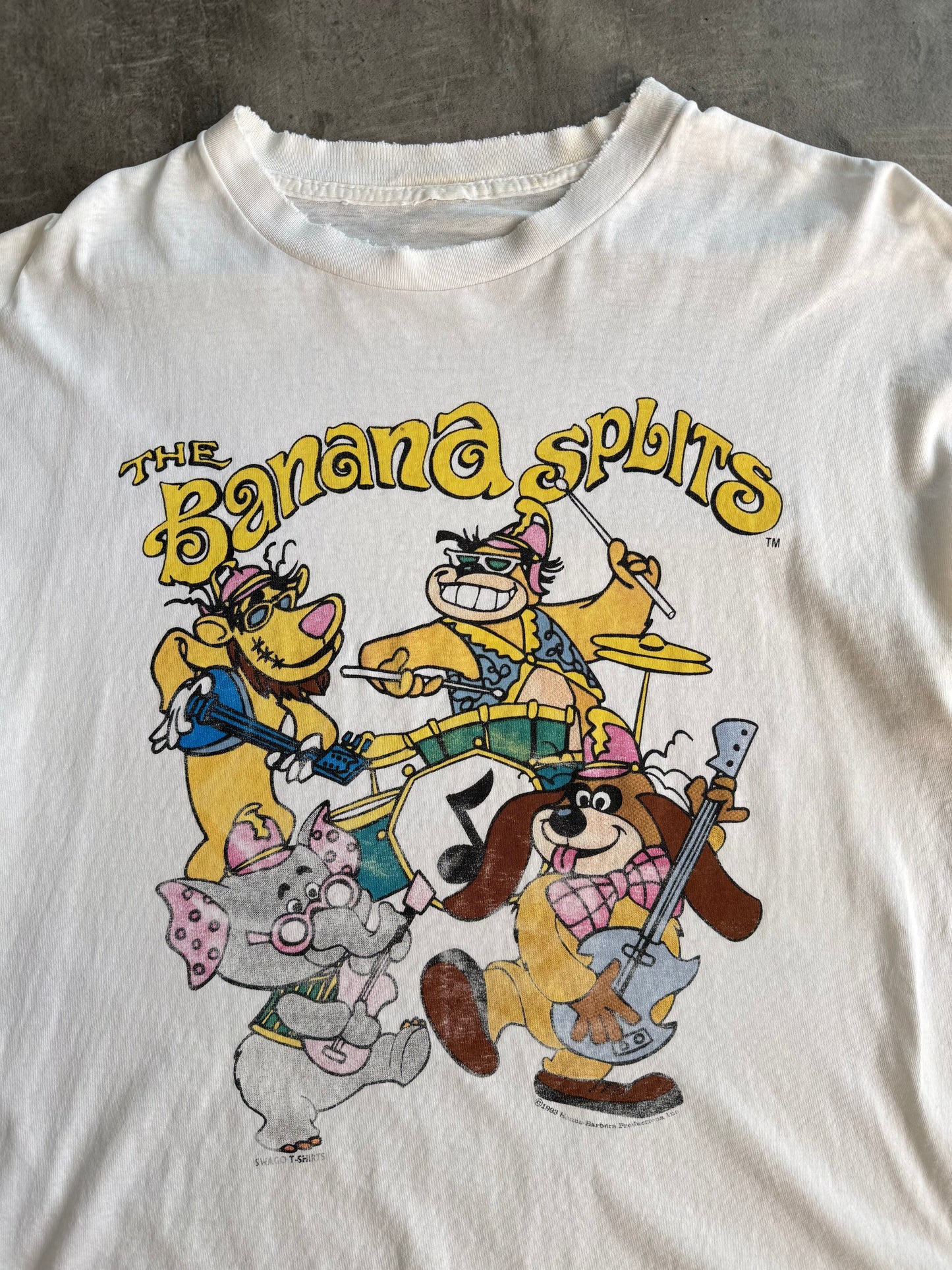 1993 The Banana Splits Washed Graphic Tee | Extra Large, Multicoloured
