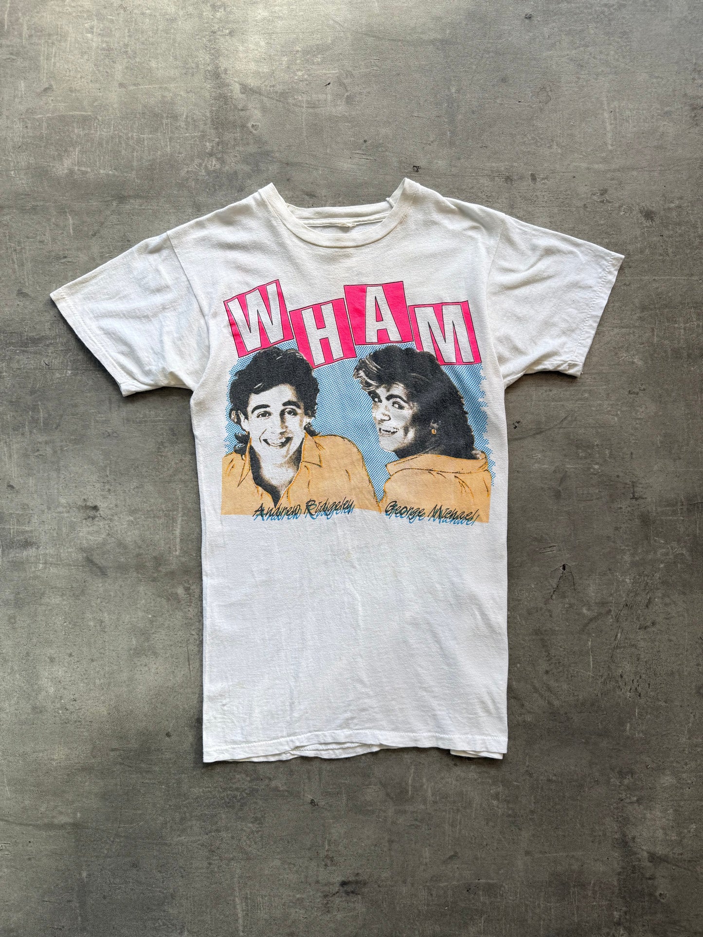 1985 WHAM! on Tour Graphic Tee | Small, Multicoloured