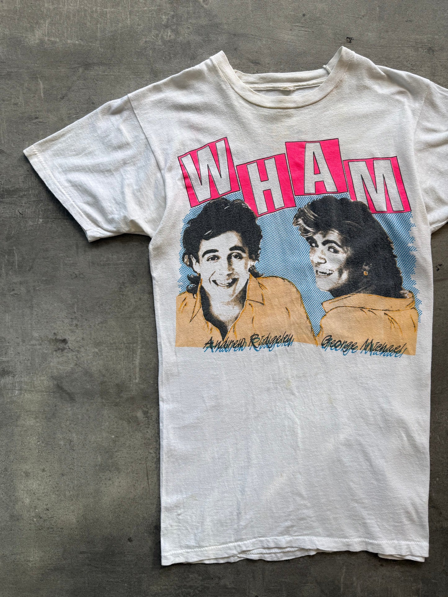 1985 WHAM! on Tour Graphic Tee | Small, Multicoloured
