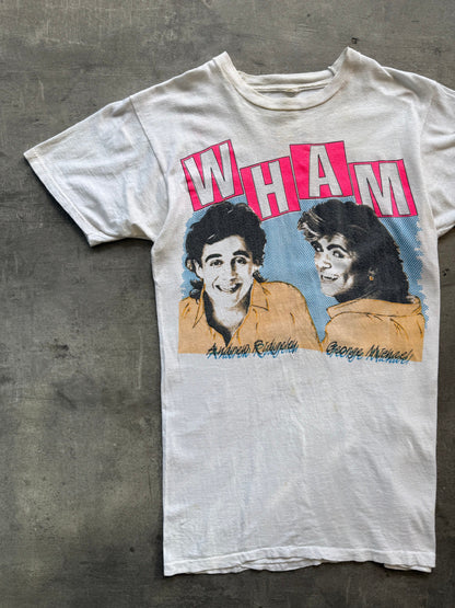 1985 WHAM! on Tour Graphic Tee | Small, Multicoloured