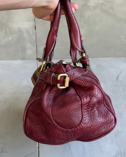 Chloe by Phoebe Philo SS05 Red Paddington Bag | O/S, Gold