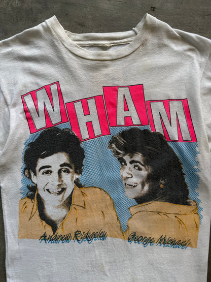 1985 WHAM! on Tour Graphic Tee | Small, Multicoloured
