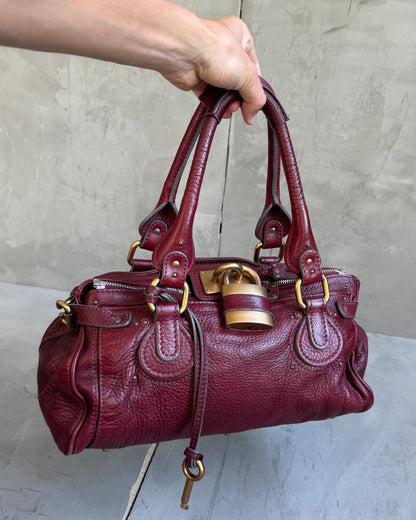 Chloe by Phoebe Philo SS05 Red Paddington Bag | O/S, Gold