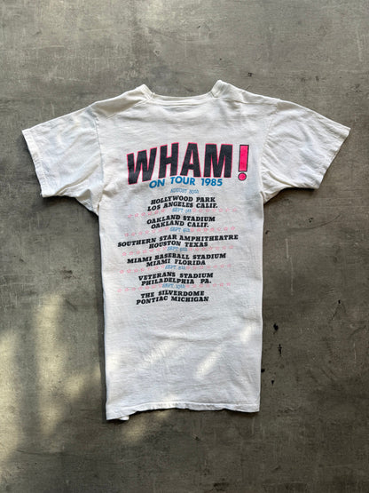1985 WHAM! on Tour Graphic Tee | Small, Multicoloured