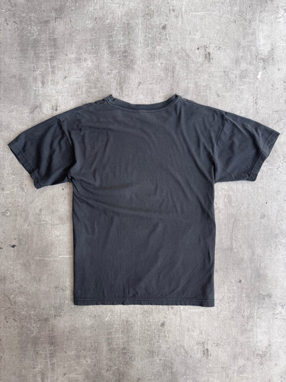 1990's Eric Cantona 'I'll Be Back' Black Graphic Tee | Medium, Black