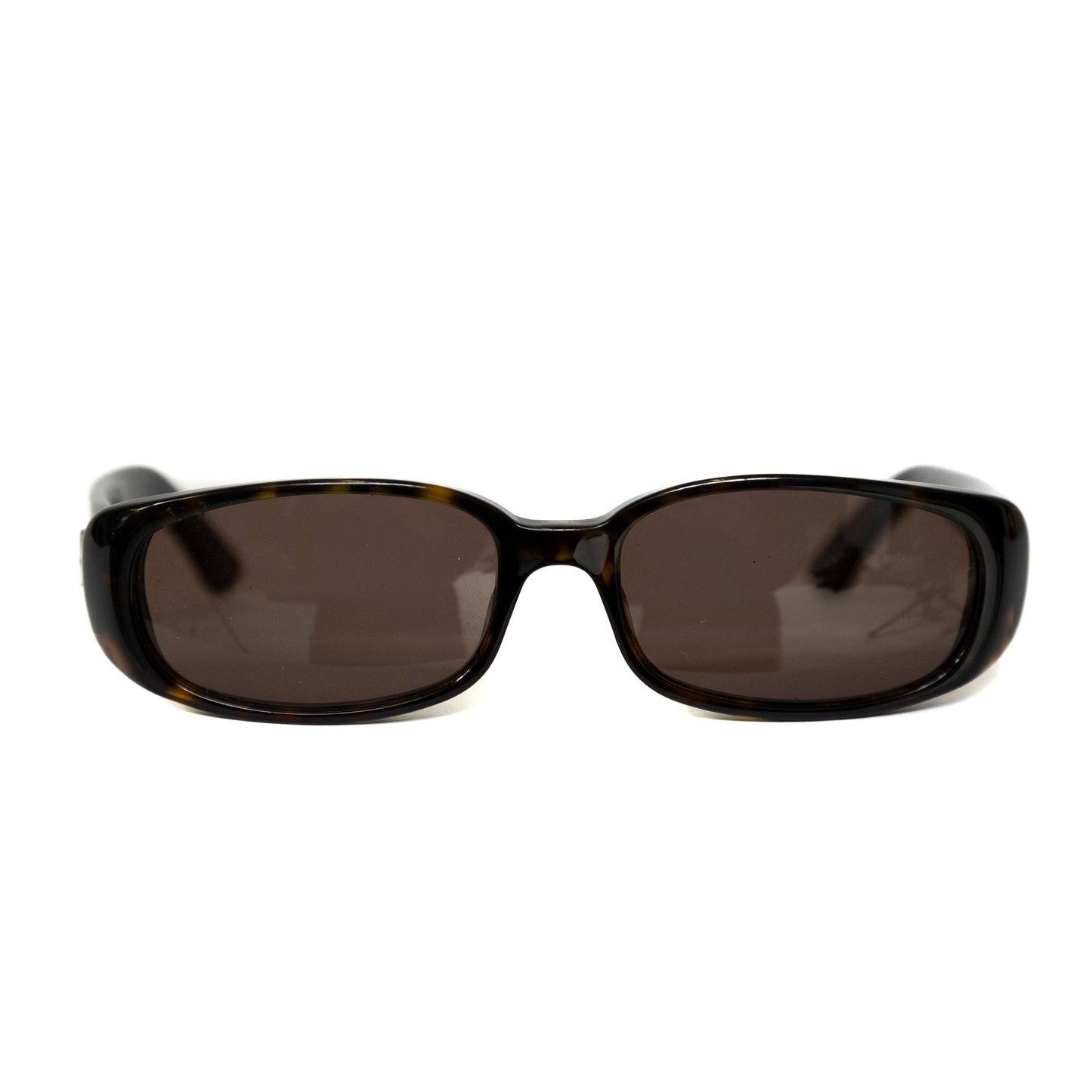 Gucci Brown Oval Sunglasses